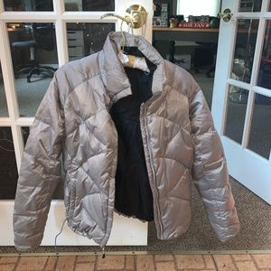 Gray North face Puffer Coat